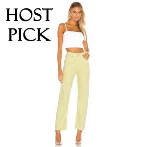 NWT Agolde 90s mid rise loose fit jeans limoncello, 29